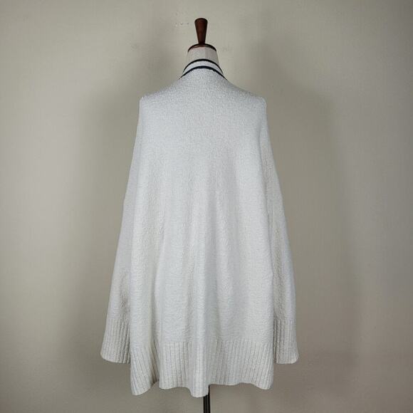 J Crew Sweater Womens Large XL Cream Long Front Pocket Cardigan BA055 - Picture 5 of 11